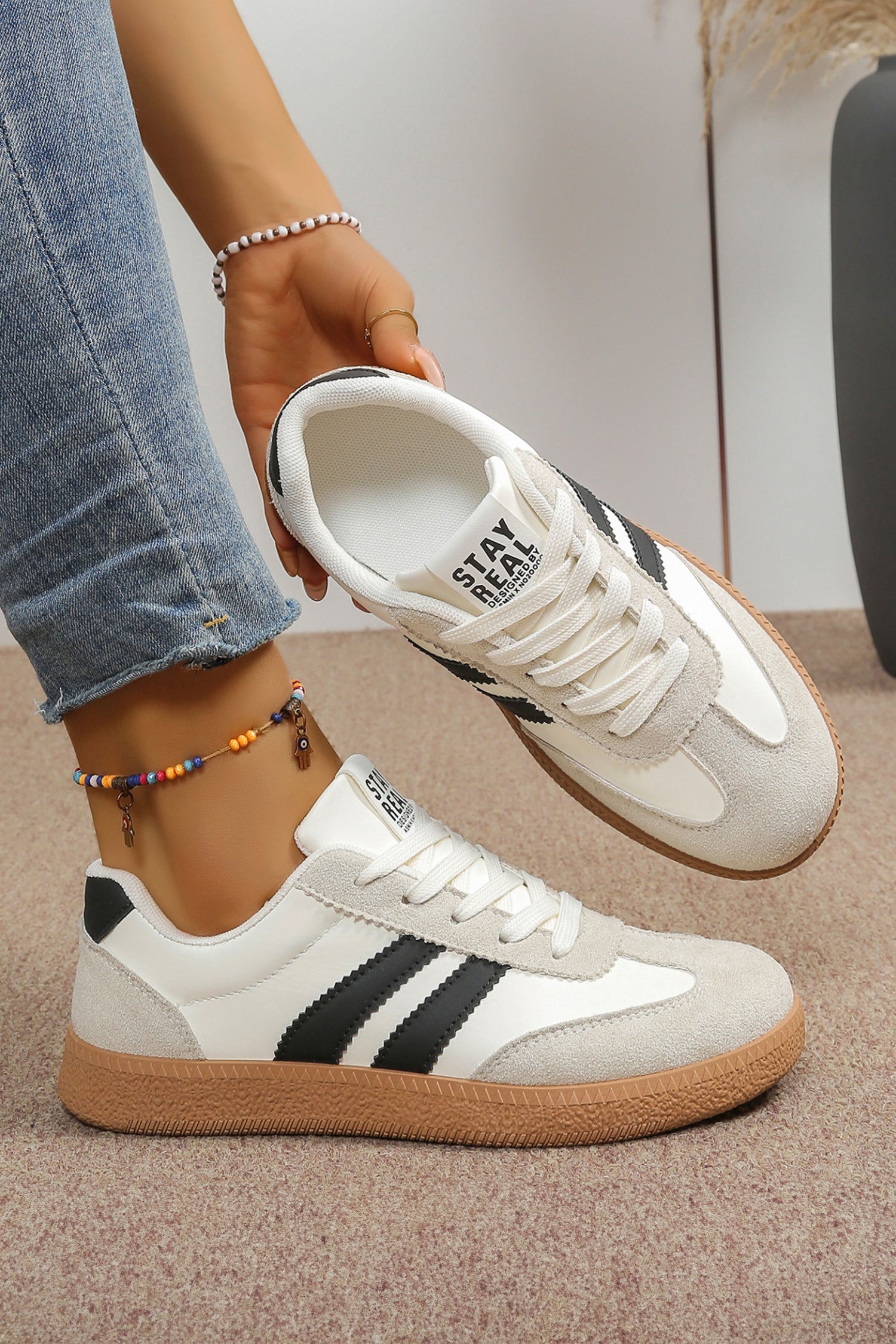 Harper Leather Lace Up Shoes
