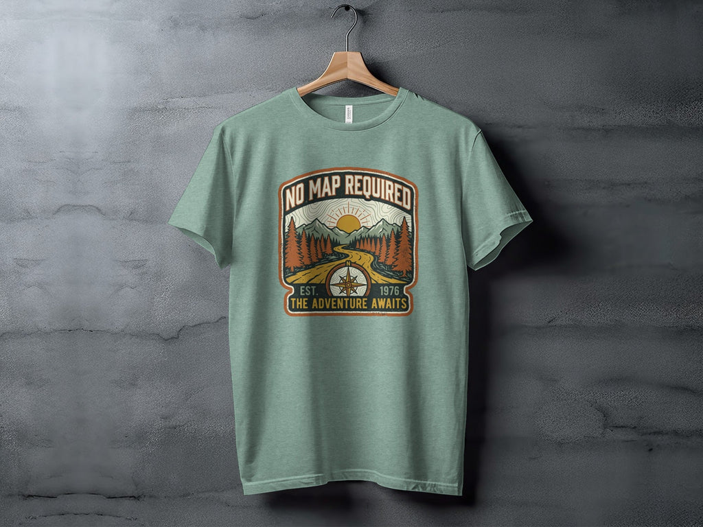 Heritage No Map Required: The Adventure Awaits Nomad Tee