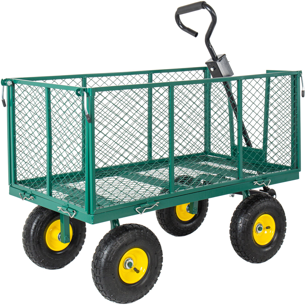 3-in-1 Oversized Steel Garden Cart