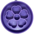 Flower eBowl Deep Slow Feeder Dog Bowl for Enrichment | USA Made