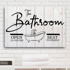 The Bathroom Sign