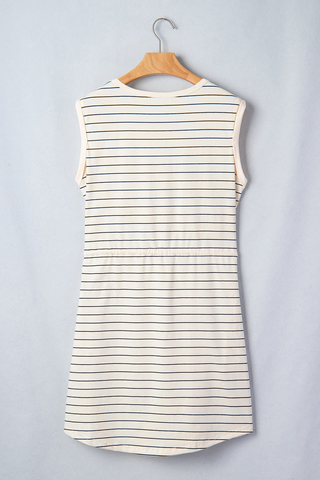 Mabel Stripe Drawstring Tunic Tank