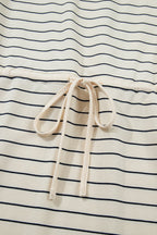 Mabel Stripe Drawstring Tunic Tank