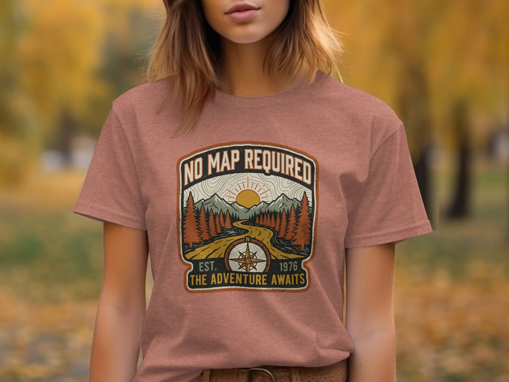 Heritage No Map Required: The Adventure Awaits Nomad Tee