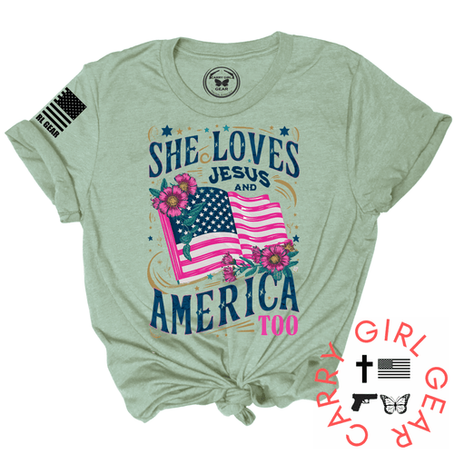 AND AMERICA TOO TEE - Rustic Threads Farm