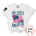 AND AMERICA TOO TEE - Rustic Threads Farm