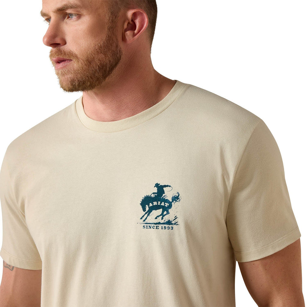 Ariat Mens Classic Fit Short Sleeve Shirt, Patriotic Freedom Western Graphic Tee - Rustic Threads Farm