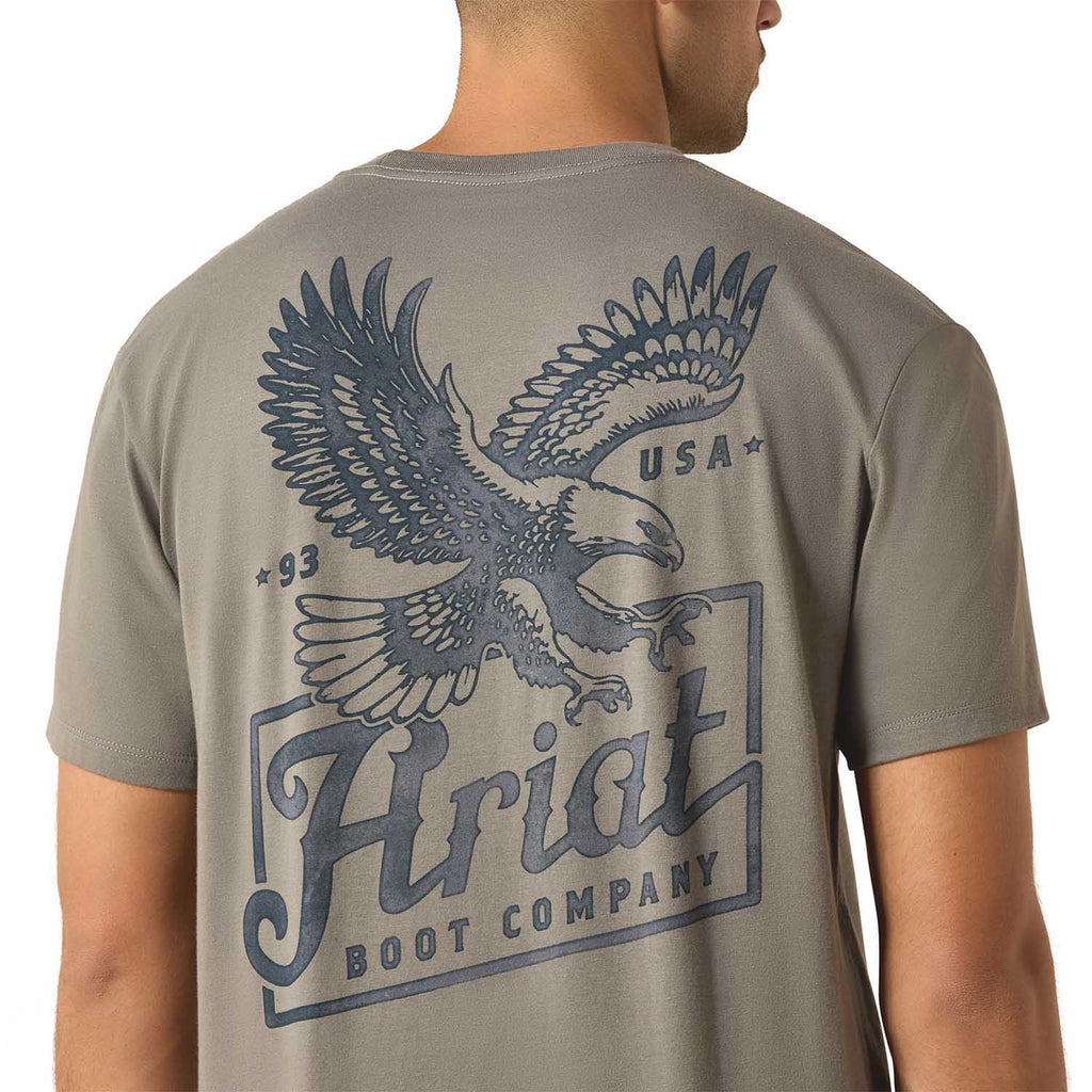Ariat Mens Short Sleeve Shirt, Patriot Western Graphic Tee - Rustic Threads Farm
