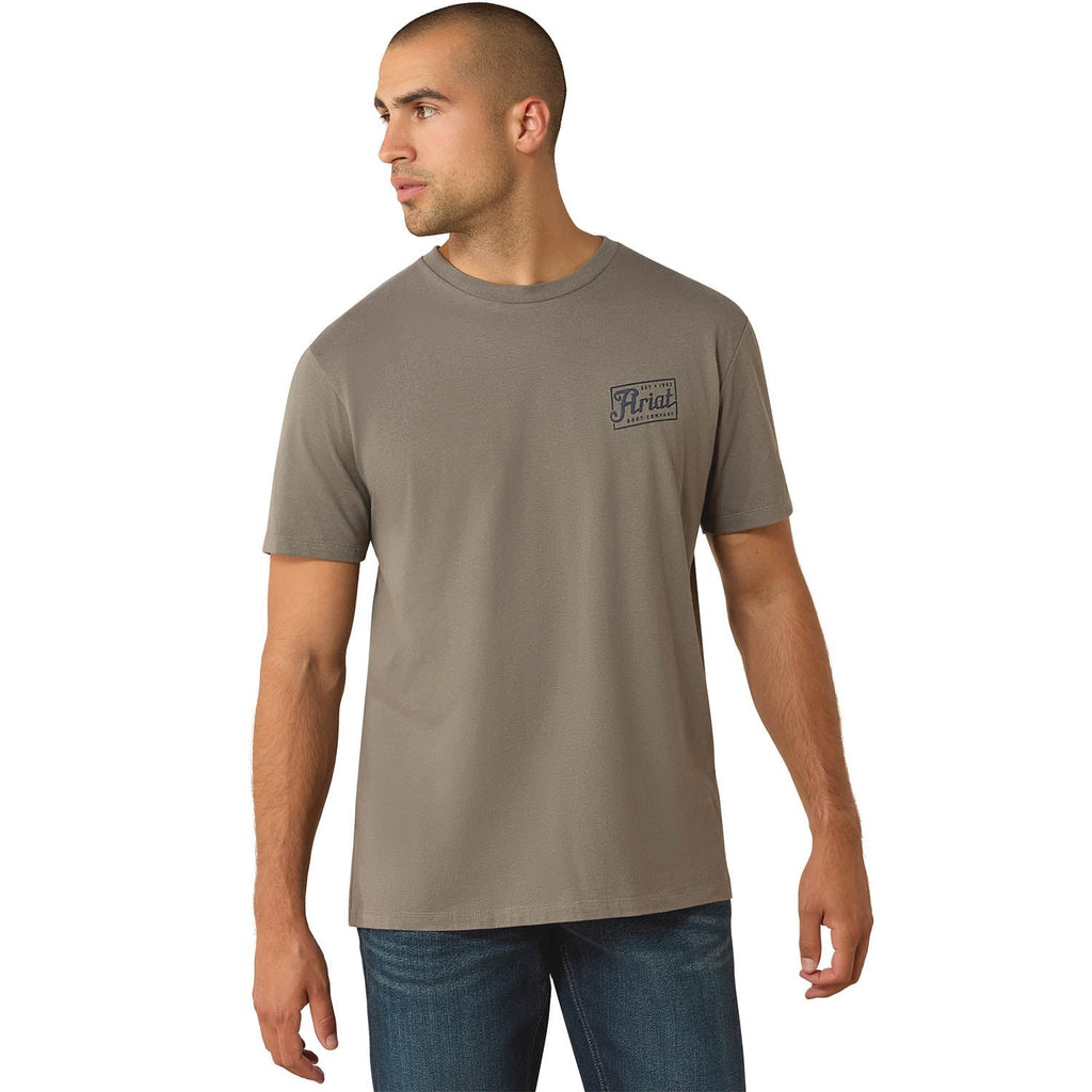 Ariat Mens Short Sleeve Shirt, Patriot Western Graphic Tee - Rustic Threads Farm