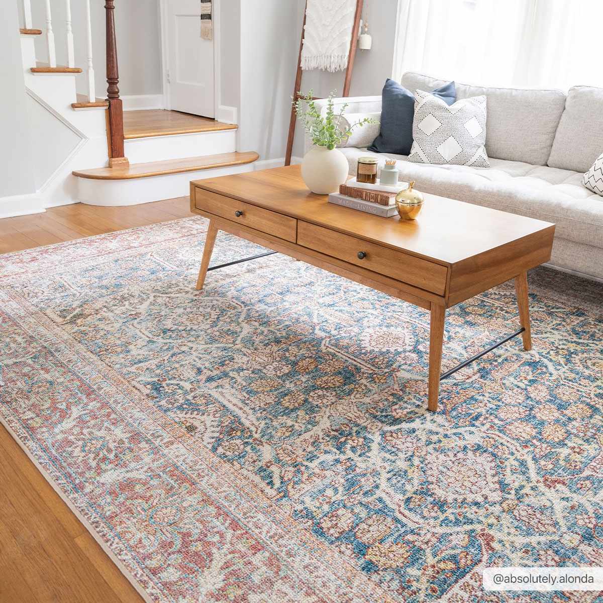 Avel Washable Area Rug - Rustic Threads Farm
