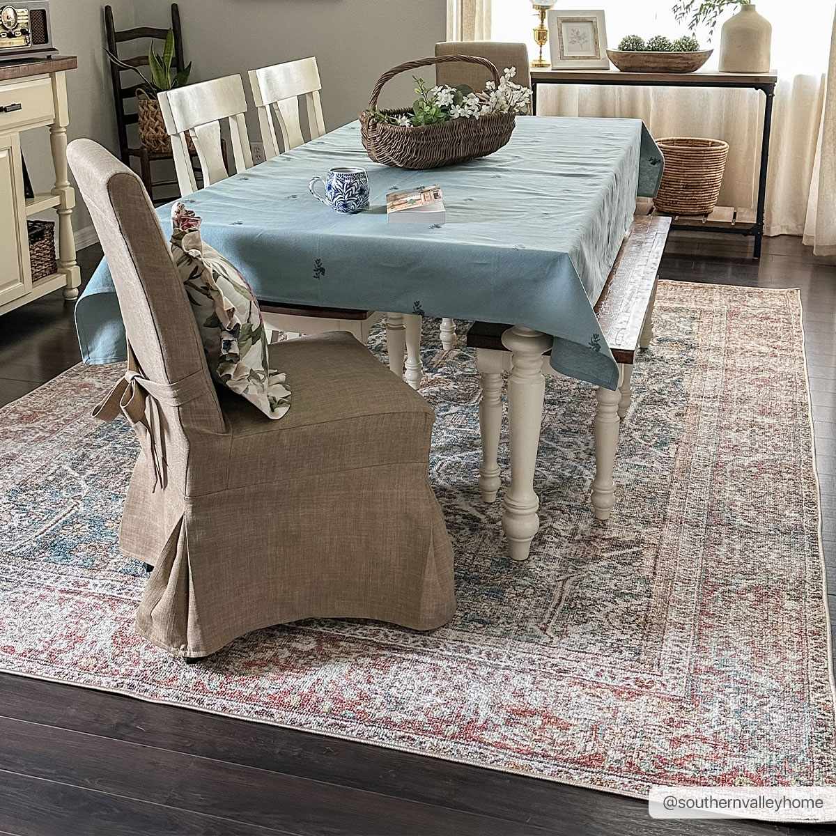 Avel Washable Area Rug - Rustic Threads Farm
