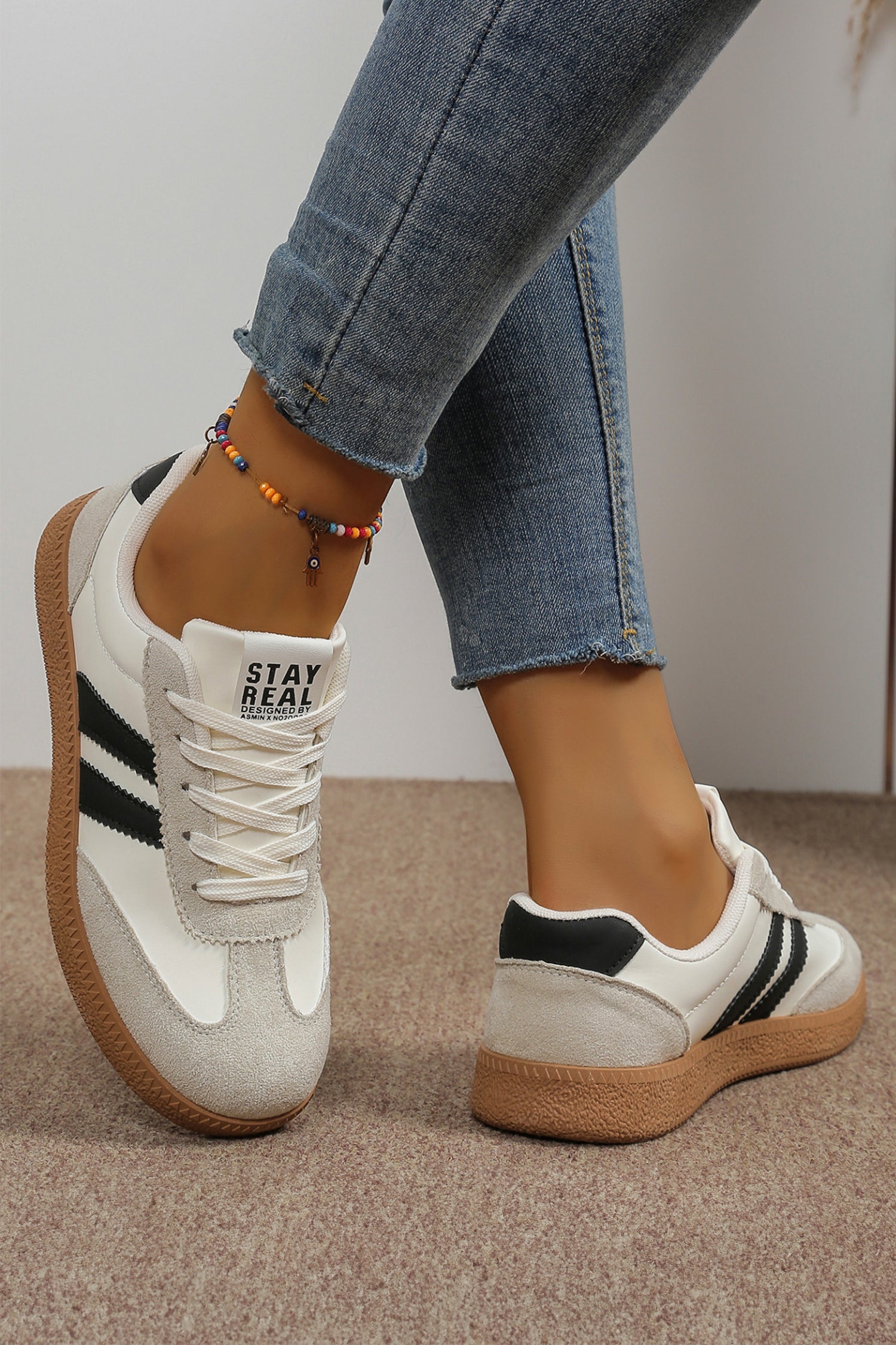 Harper Leather Lace Up Shoes