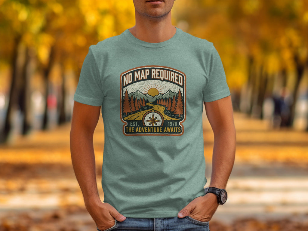 Heritage No Map Required: The Adventure Awaits Nomad Tee