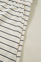 Mabel Stripe Drawstring Tunic Tank