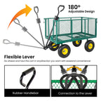 3-in-1 Oversized Steel Garden Cart