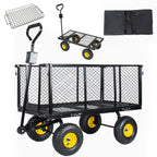 3-in-1 Oversized Steel Garden Cart