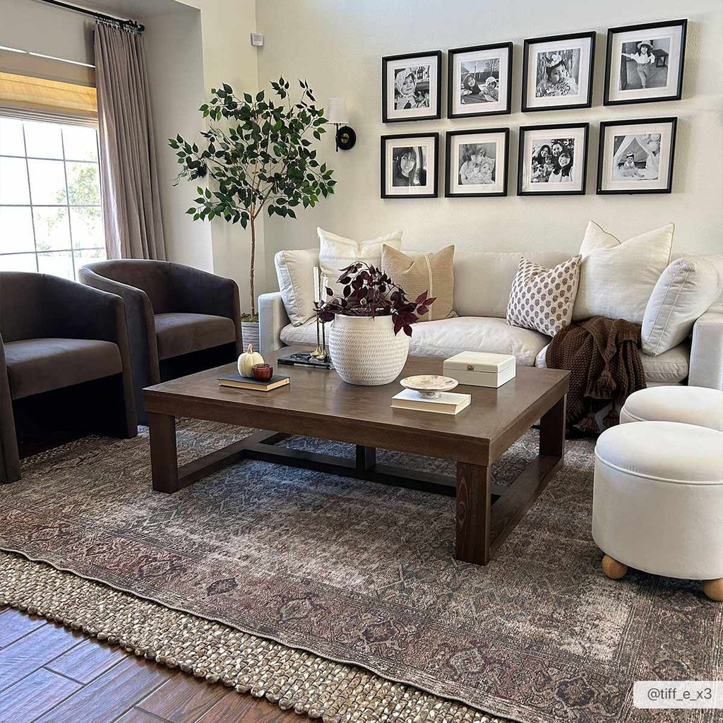 Caspar Hand Woven Natural Jute Rug - Rustic Threads Farm