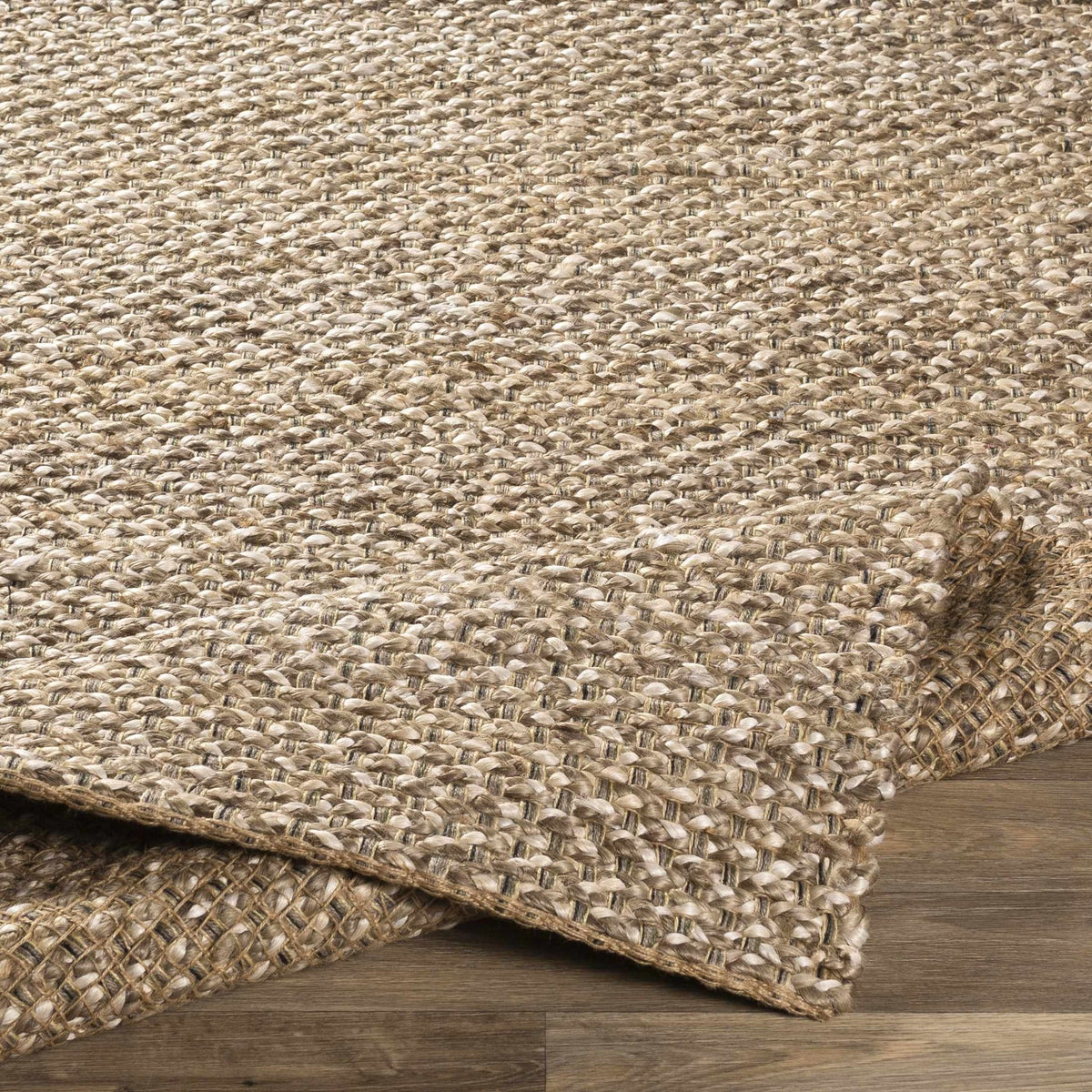 Caspar Hand Woven Natural Jute Rug - Rustic Threads Farm