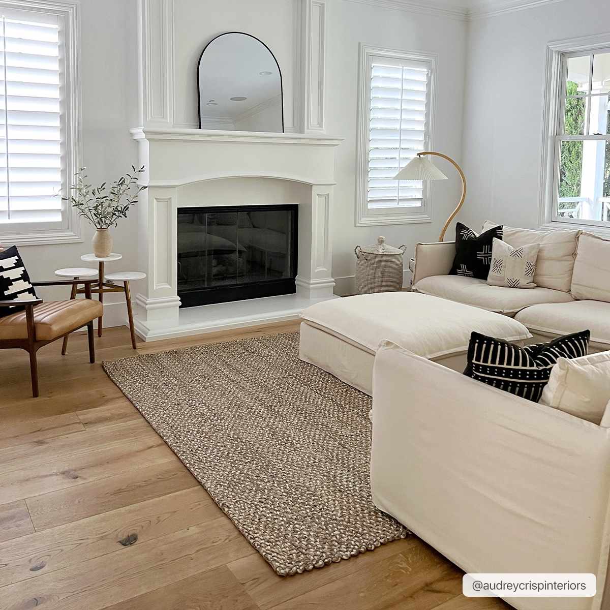 Caspar Hand Woven Natural Jute Rug - Rustic Threads Farm