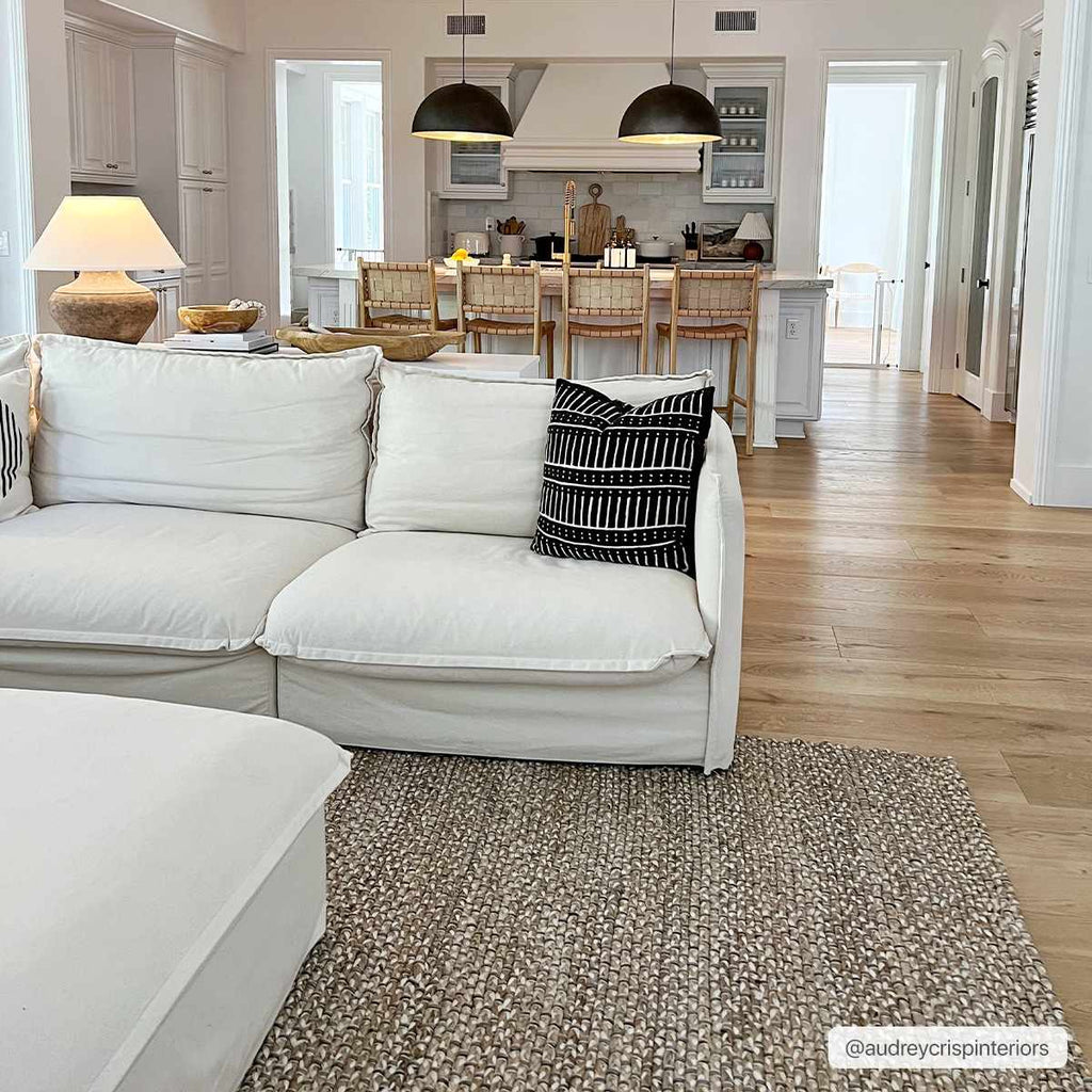 Caspar Hand Woven Natural Jute Rug - Rustic Threads Farm