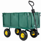 3-in-1 Oversized Steel Garden Cart