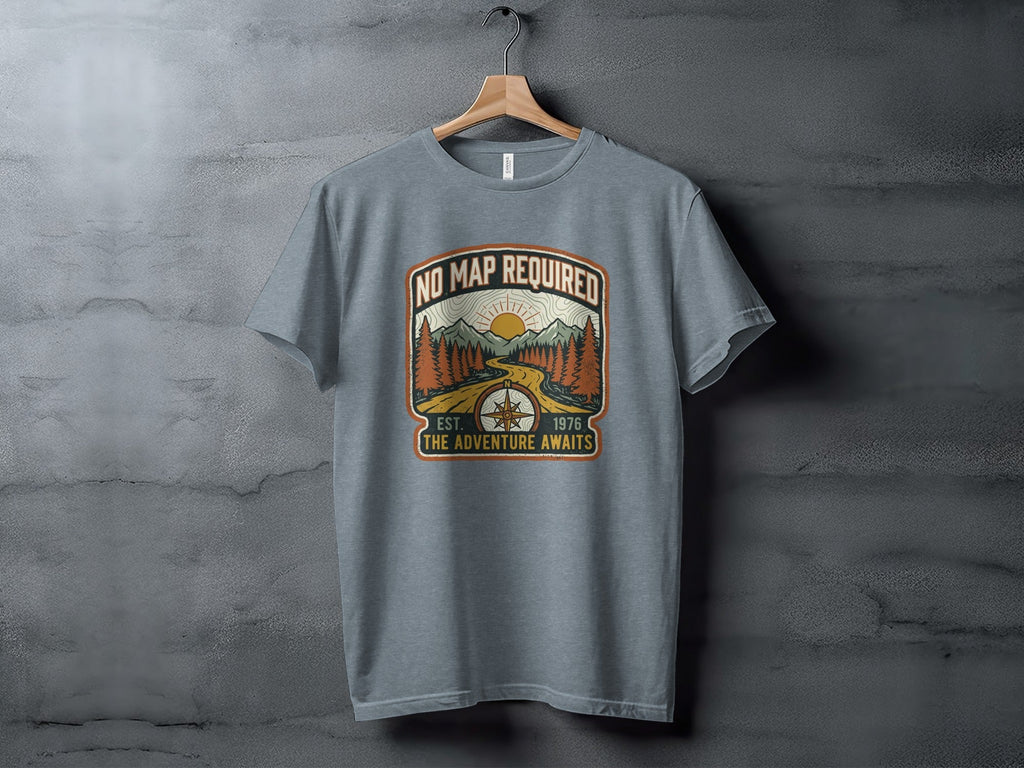 Heritage No Map Required: The Adventure Awaits Nomad Tee