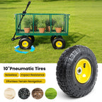 3-in-1 Oversized Steel Garden Cart