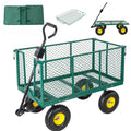 3-in-1 Oversized Steel Garden Cart