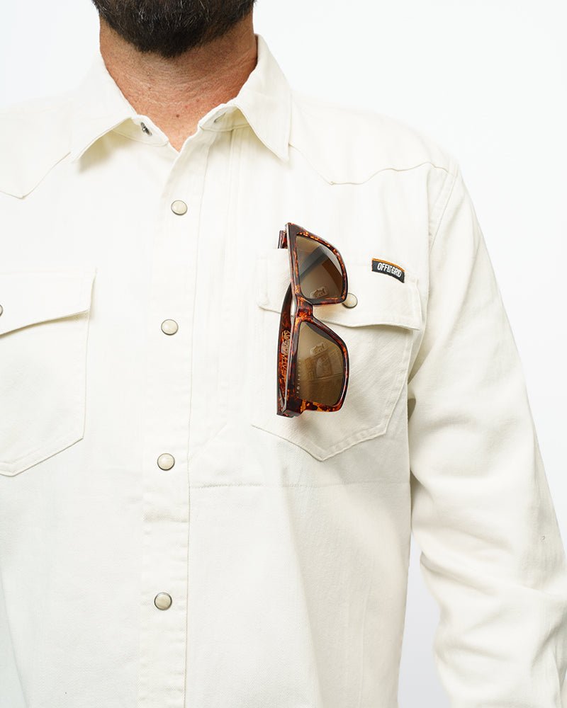 Earl Denim Shirt - Natural - Rustic Threads Farm