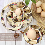 Egg Collection Basket Egg Collection Basket 7 Bags Chicken Mother Chicken Duck Goose Egg Housewife Farm Garden - Rustic Threads Farm