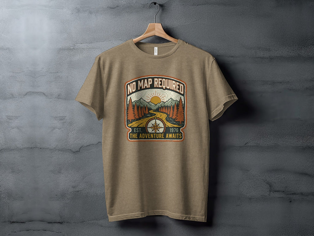 Heritage No Map Required: The Adventure Awaits Nomad Tee