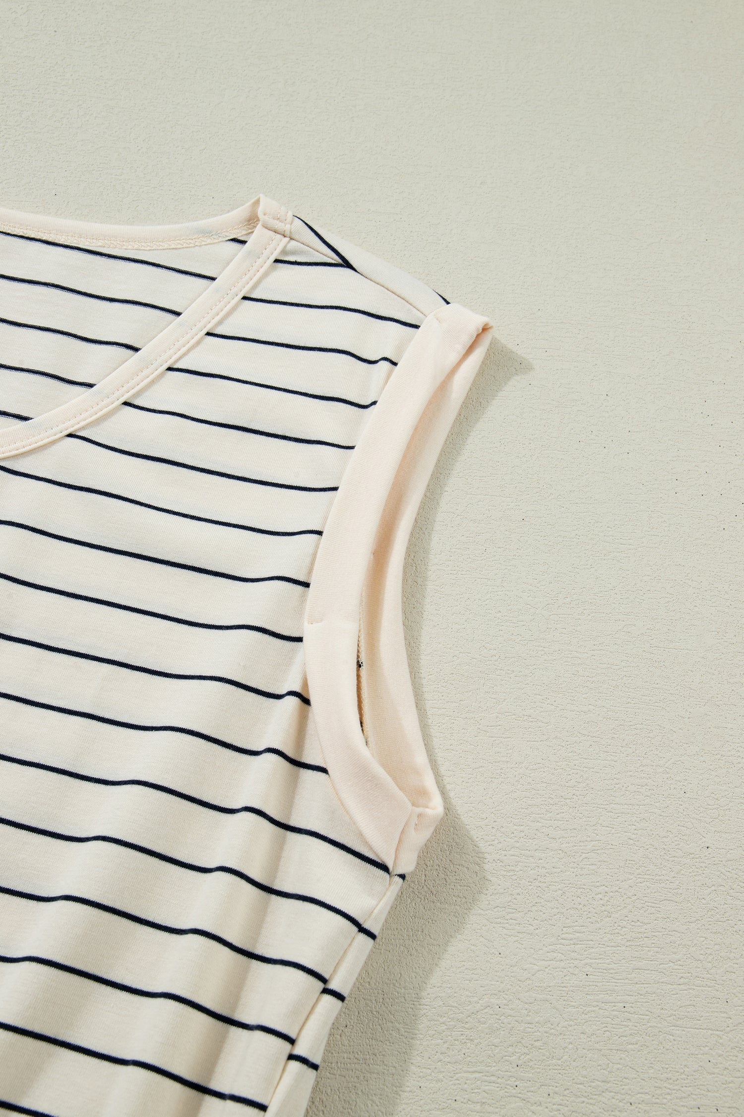 Mabel Stripe Drawstring Tunic Tank