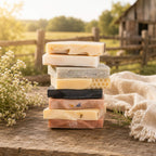 Farmhouse Artisan Goat Milk & Tallow Soap Sampler - Rustic Threads Farm