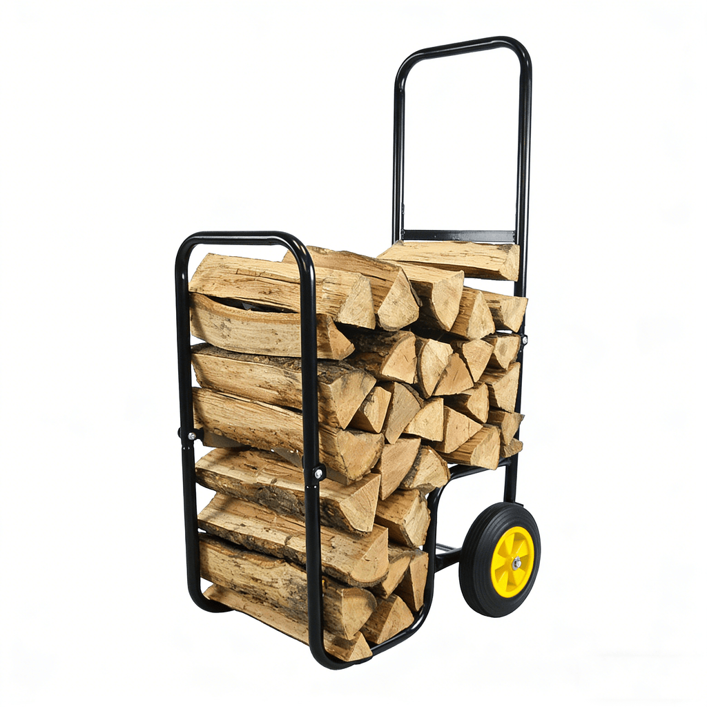 Firewood Log Cart Carrier - Rustic Threads Farm