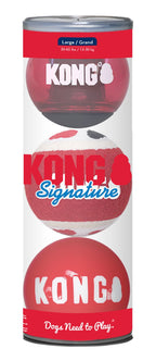 KONG Signature Fetch Dog Toy Balls, Multi-Pack - Rustic Threads Farm