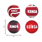 KONG Signature Fetch Dog Toy Balls, Multi-Pack - Rustic Threads Farm