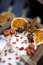 Large Wooden Pumpkin Candle – Autumn Season Home Decor - Rustic Threads Farm