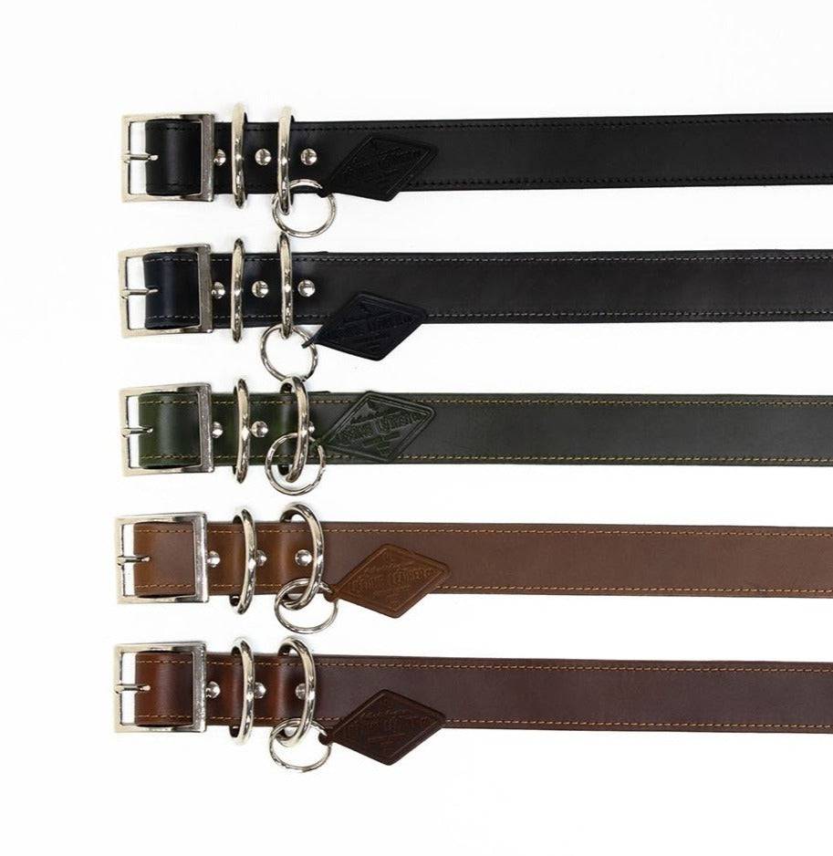 Leather Dog Collar - Designer - Rustic Threads Farm