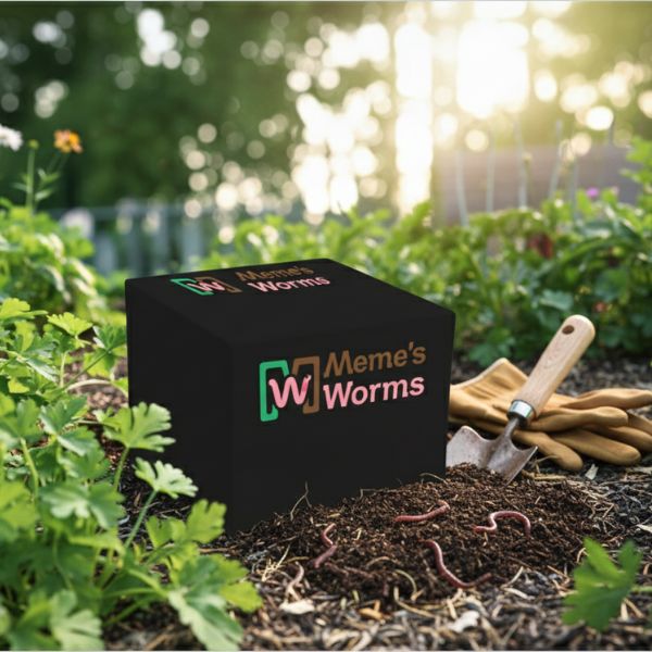 Living Material + Red Wiggler Composting Worms Eisenia andrei - Rustic Threads Farm