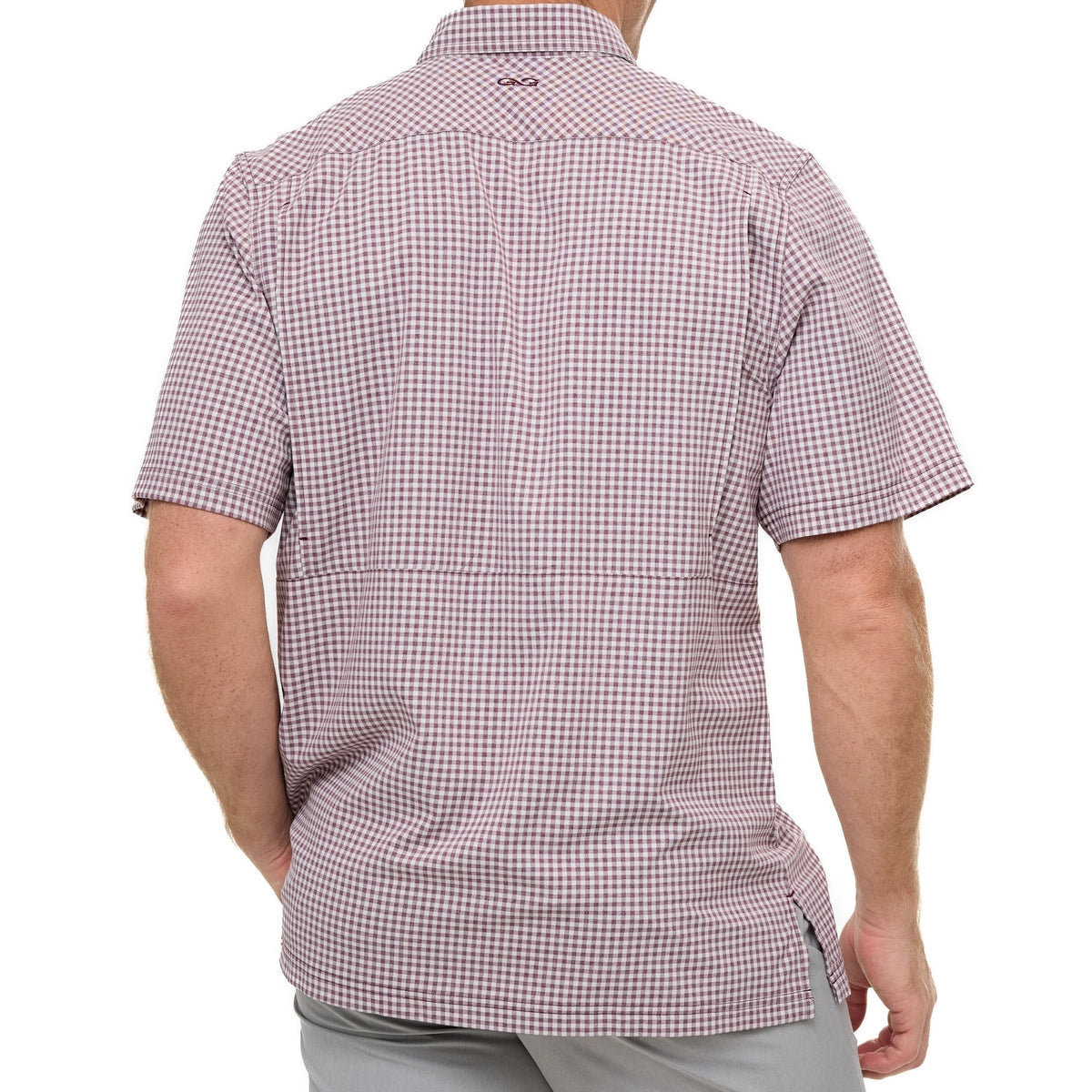 Maroon TekCheck Shirt - Rustic Threads Farm