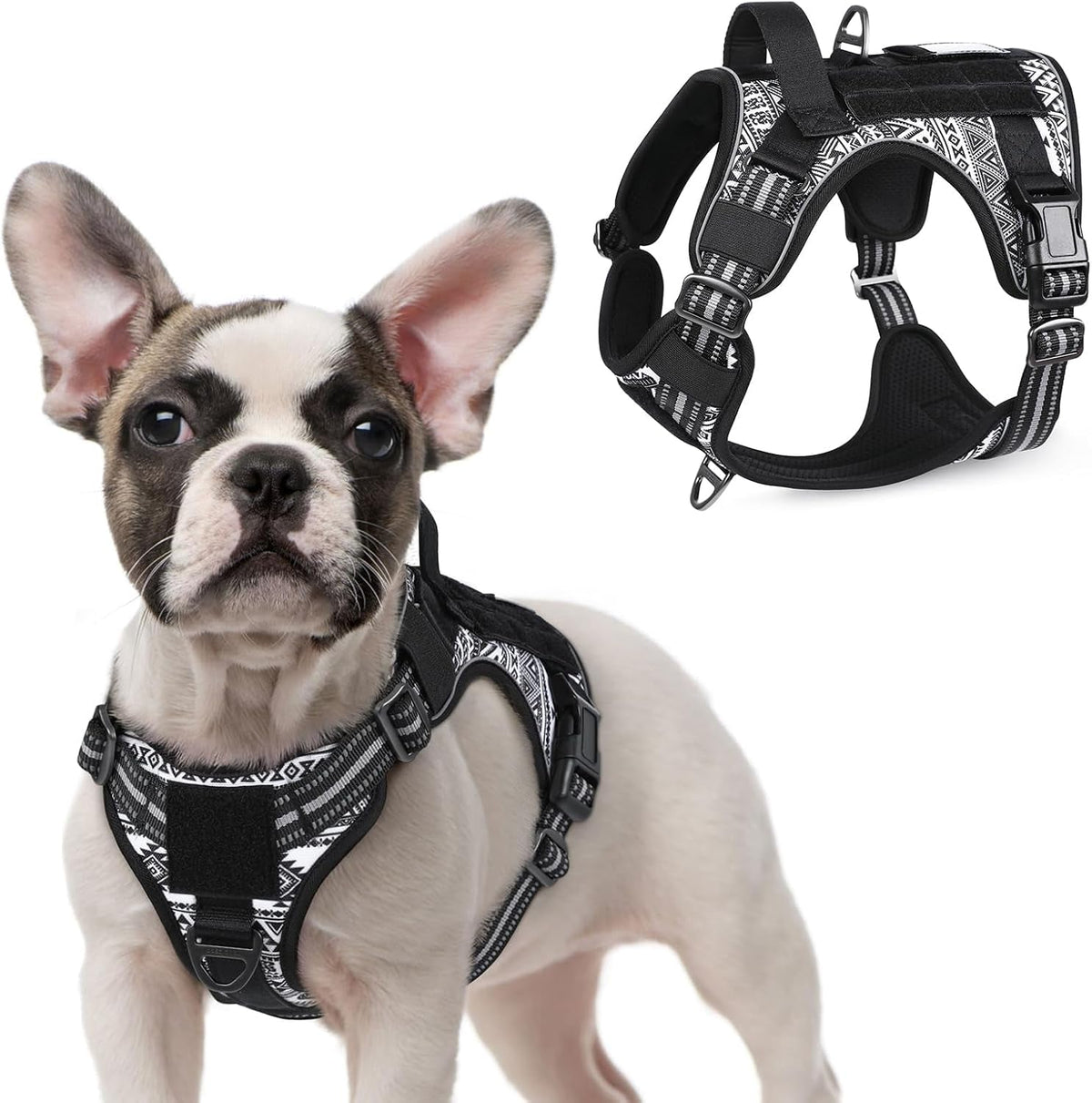 No-Pull Tactical Dog Harness MOLLE Vest for Medium & Large Dogs - Rustic Threads Farm