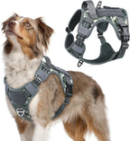 No-Pull Tactical Dog Harness MOLLE Vest for Medium & Large Dogs - Rustic Threads Farm