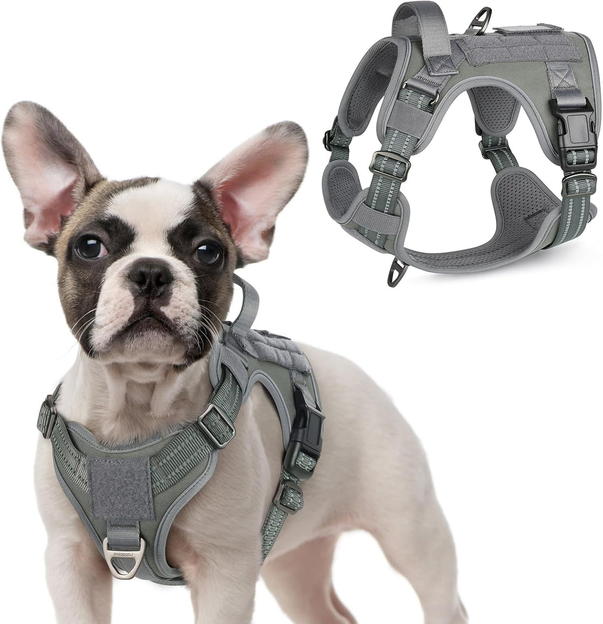 No-Pull Tactical Dog Harness MOLLE Vest for Medium & Large Dogs - Rustic Threads Farm
