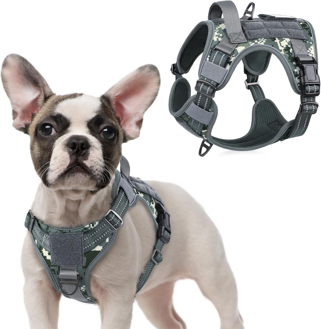 No-Pull Tactical Dog Harness MOLLE Vest for Medium & Large Dogs - Rustic Threads Farm
