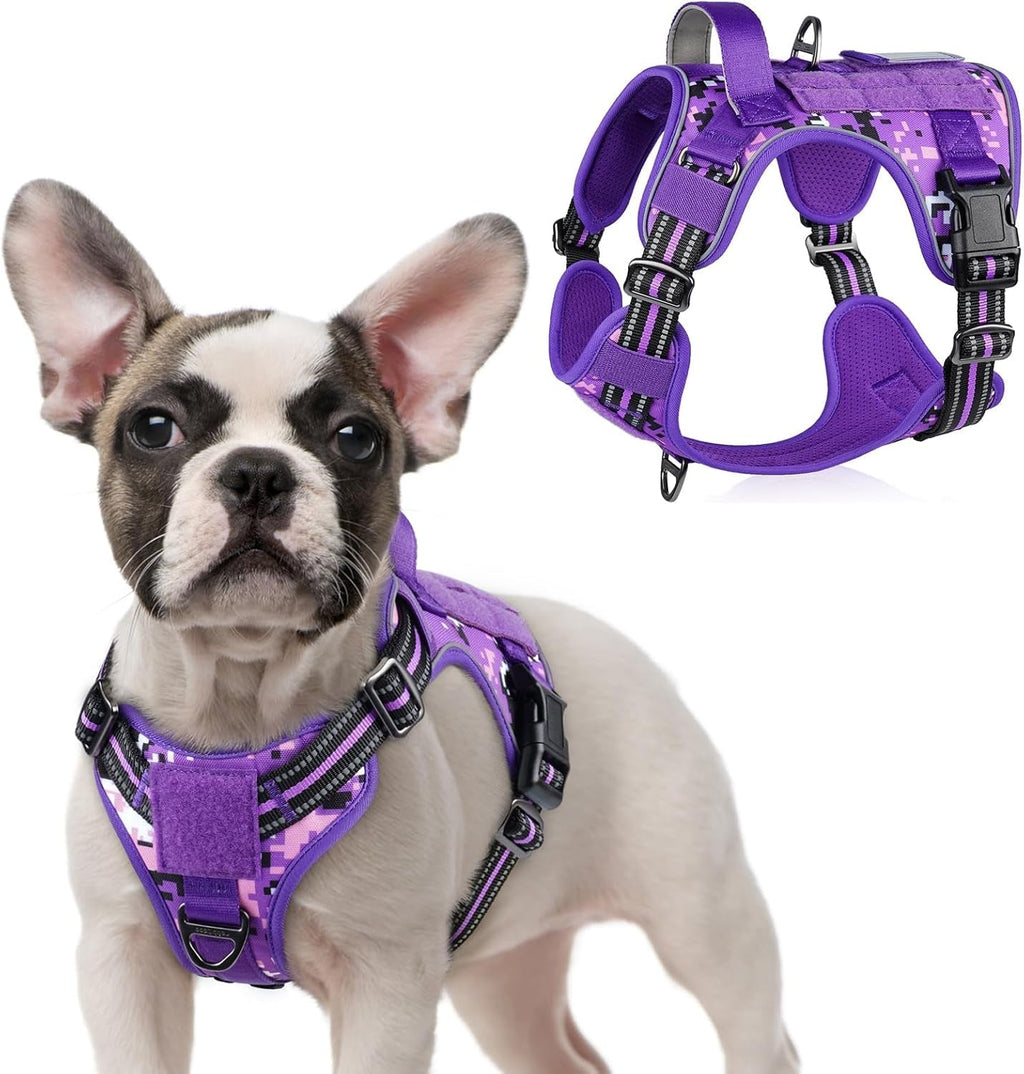 No-Pull Tactical Dog Harness MOLLE Vest for Medium & Large Dogs - Rustic Threads Farm
