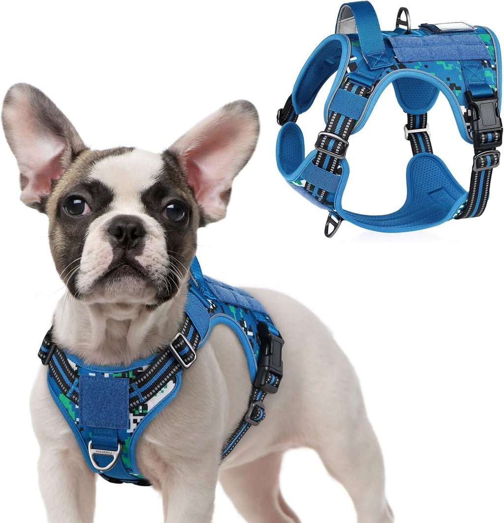 No-Pull Tactical Dog Harness MOLLE Vest for Medium & Large Dogs - Rustic Threads Farm