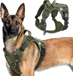 No-Pull Tactical Dog Harness MOLLE Vest for Medium & Large Dogs - Rustic Threads Farm