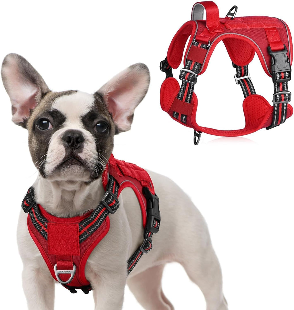 No-Pull Tactical Dog Harness MOLLE Vest for Medium & Large Dogs - Rustic Threads Farm