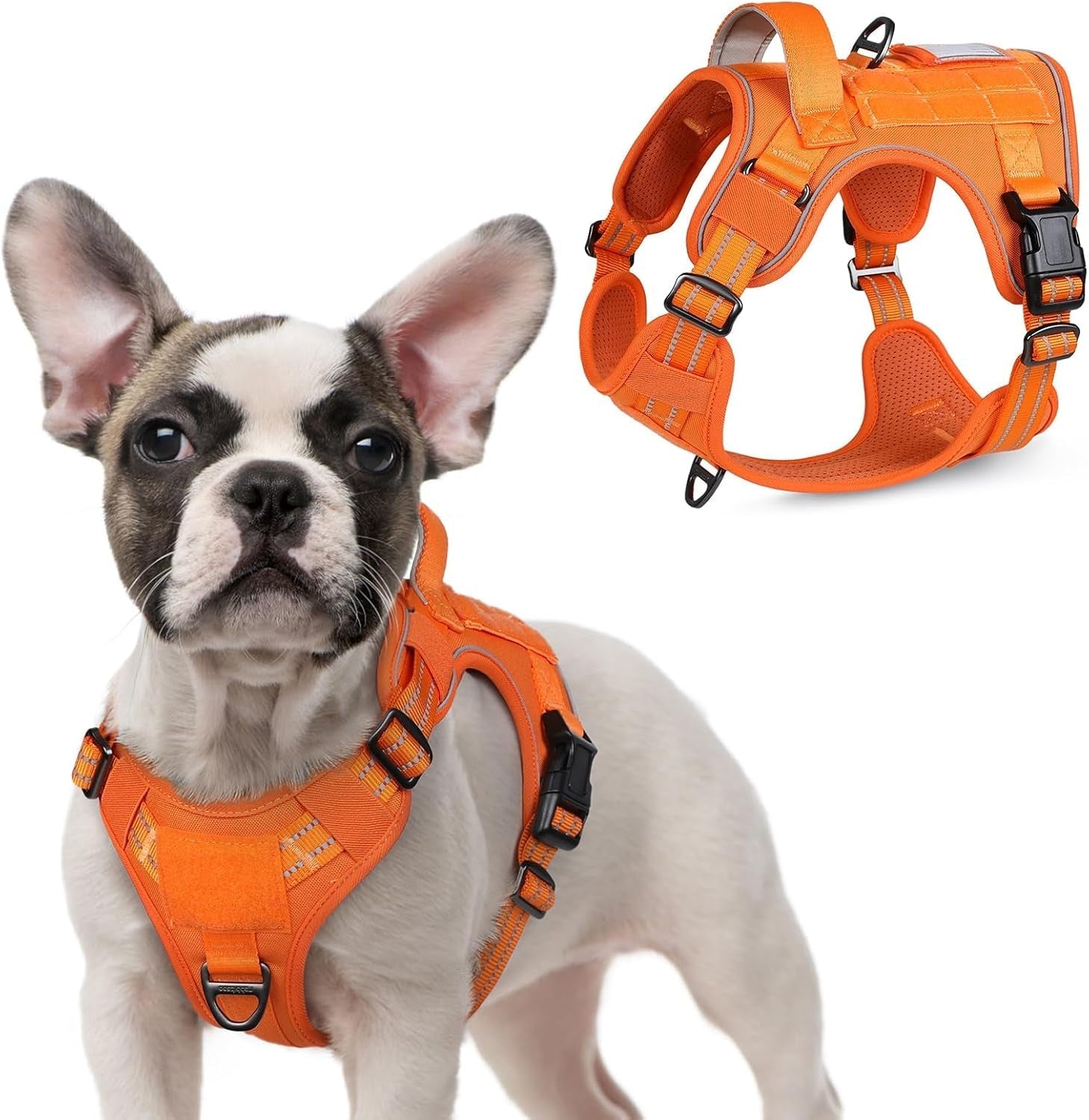 No-Pull Tactical Dog Harness MOLLE Vest for Medium & Large Dogs - Rustic Threads Farm