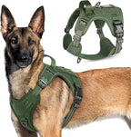 No-Pull Tactical Dog Harness MOLLE Vest for Medium & Large Dogs - Rustic Threads Farm